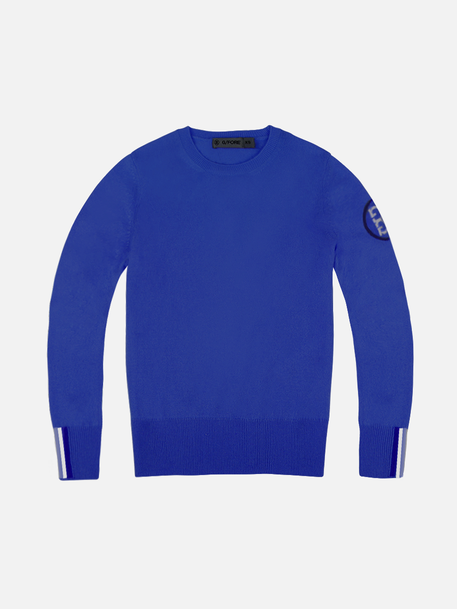 Cashmere Round Sweater_BLUE