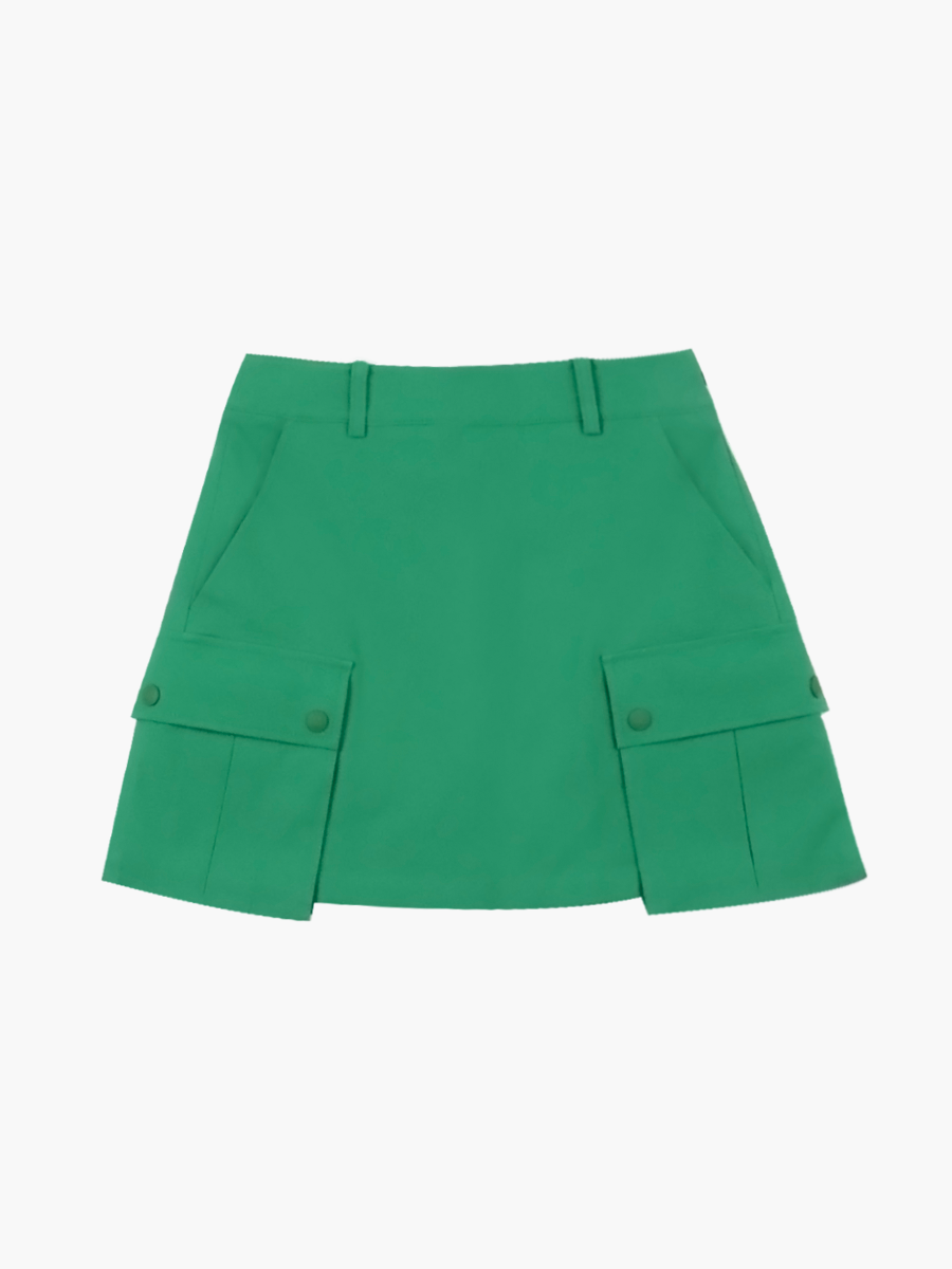 Cargo Pocket Skirt_green