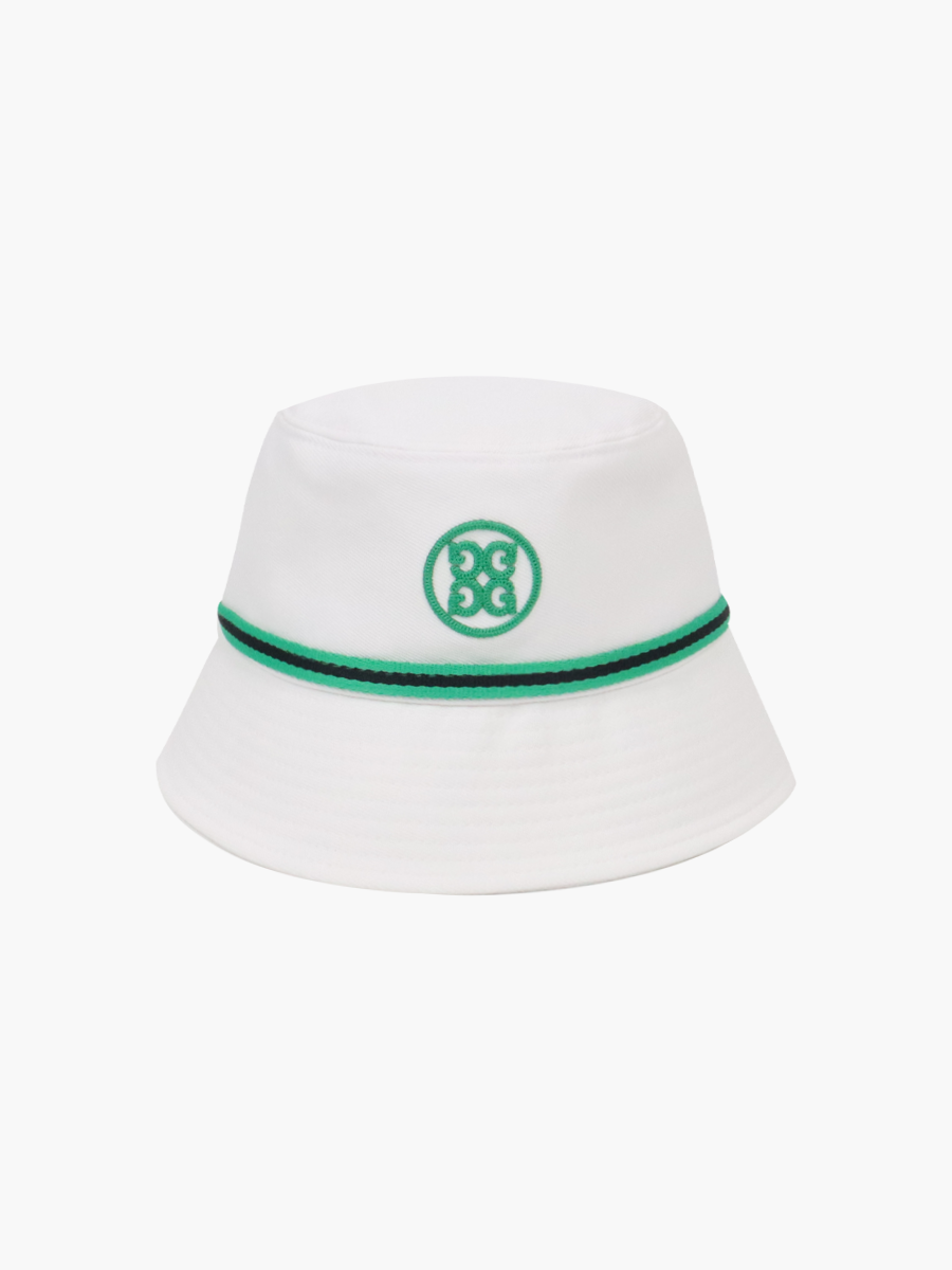Circle G&#039;s Bucket Hat_white/green