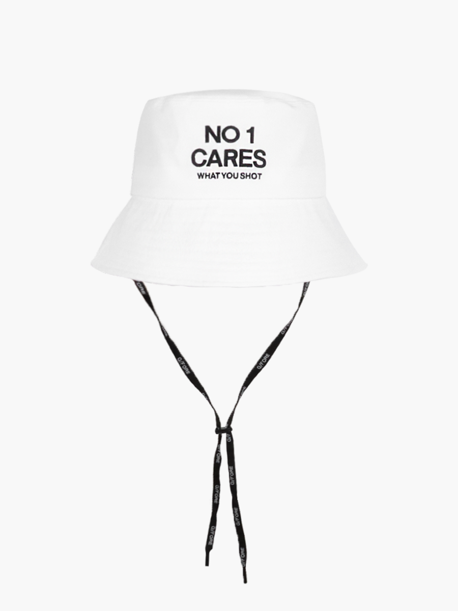 No.1 Cares What You Shot Hat_WH