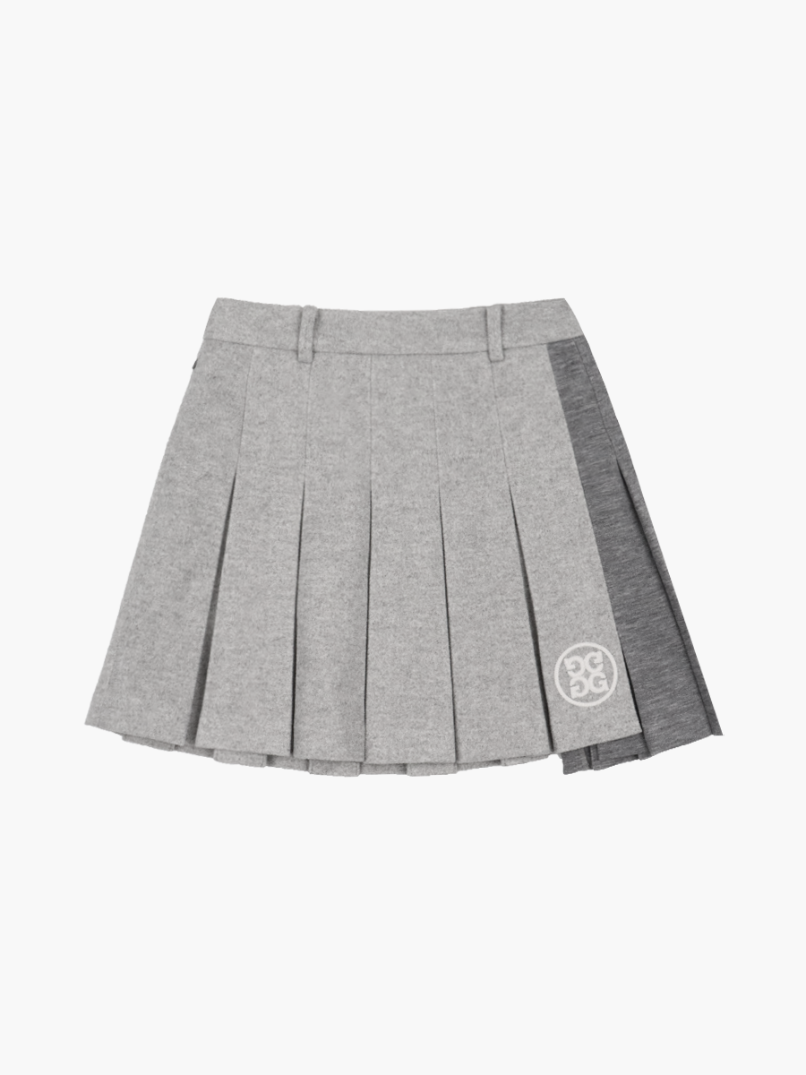 Wool Pleat Skirt_GYX