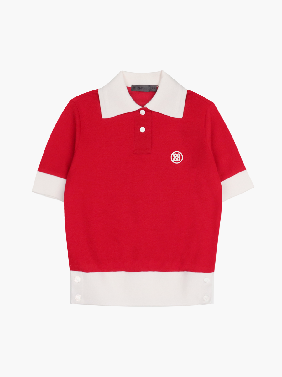 TWO TONE COLLARED POLO T-SHIRT_REX