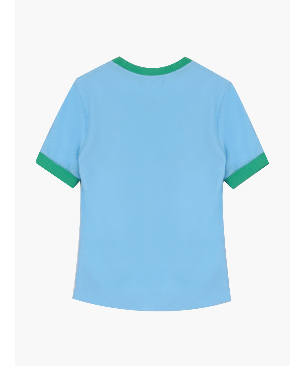 반팔 티셔츠 스카이블루 색상 이미지-S10L5