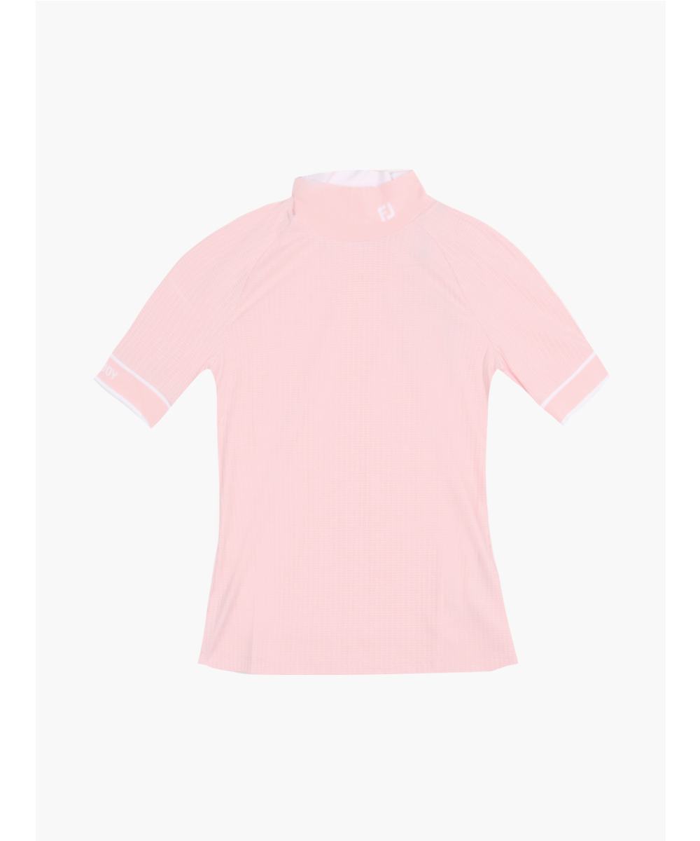 반팔 티셔츠 베이비핑크 색상 이미지-S1L1