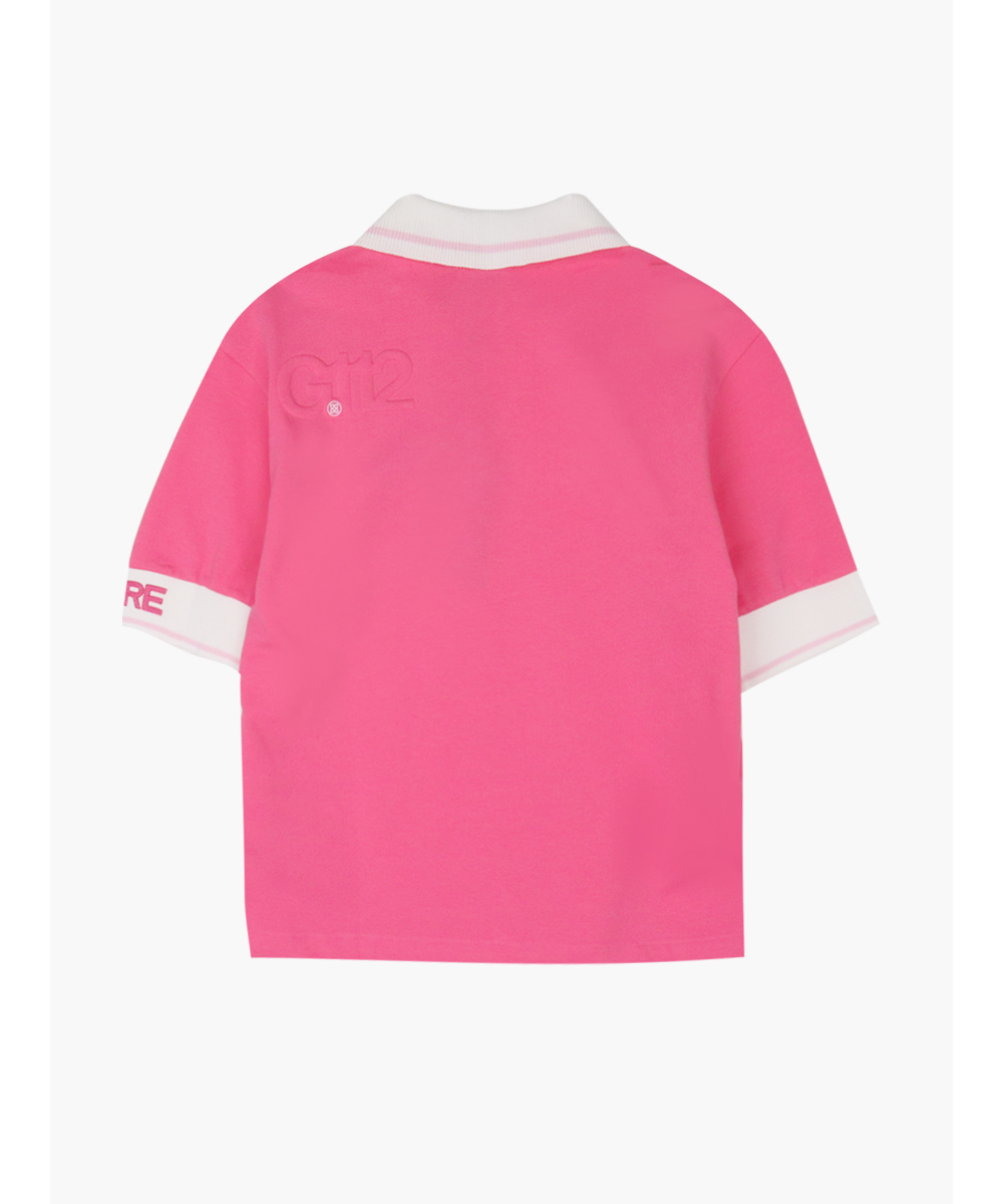 반팔 티셔츠 핑크 색상 이미지-S17L3